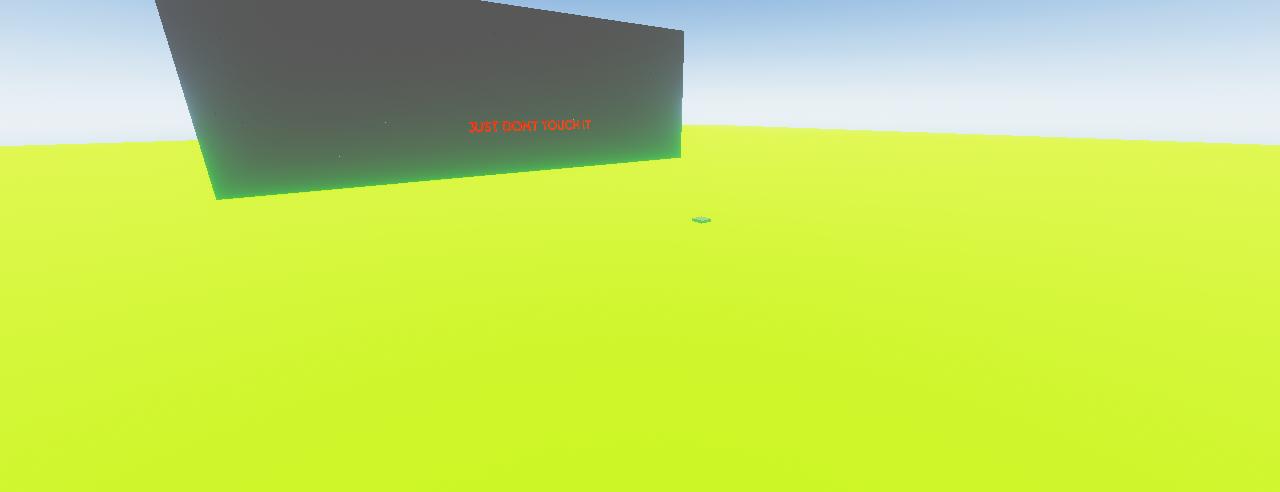 DO NOT TOUCH THE WALL