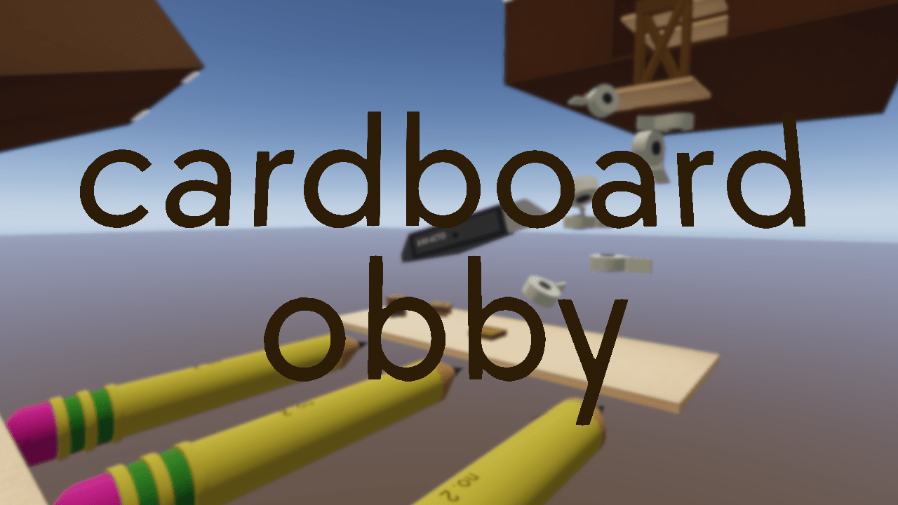 cardboard obby