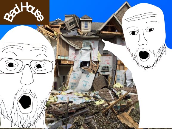 Bad House with a Mountain