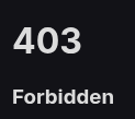403 Error logo