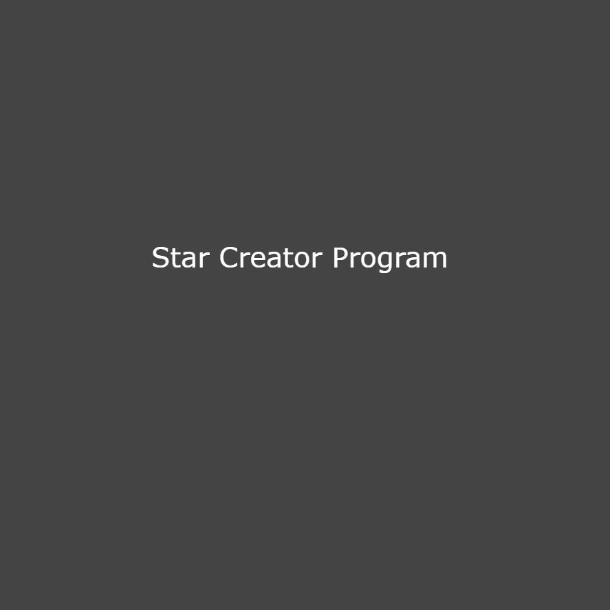 Star Creator Program logo