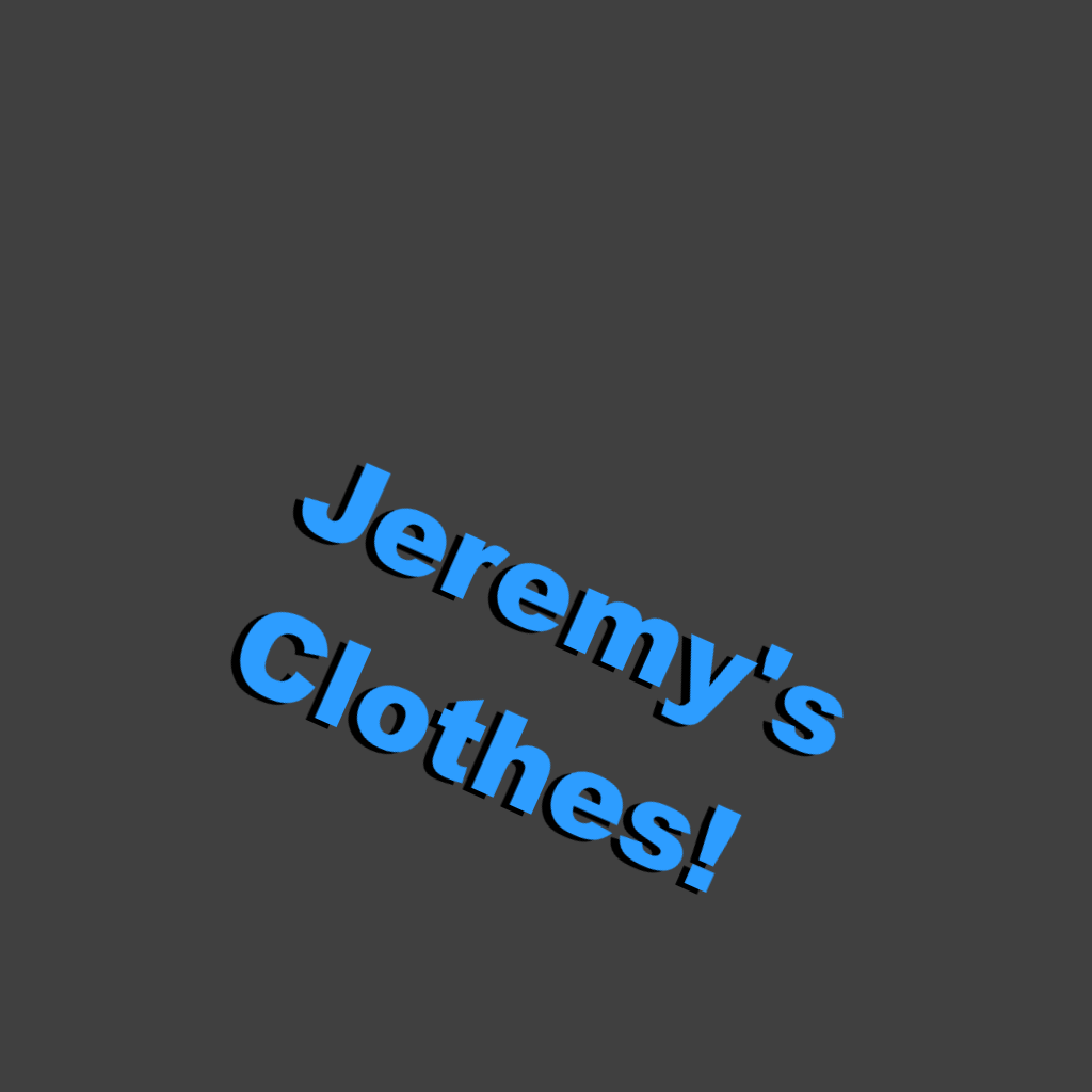 Jeremy's Clothing! logo