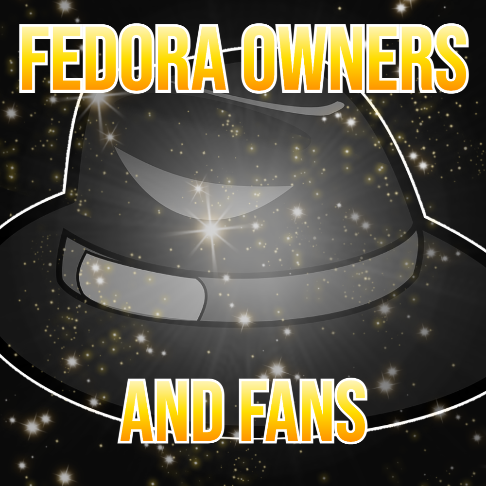 Fedora owners and fans logo