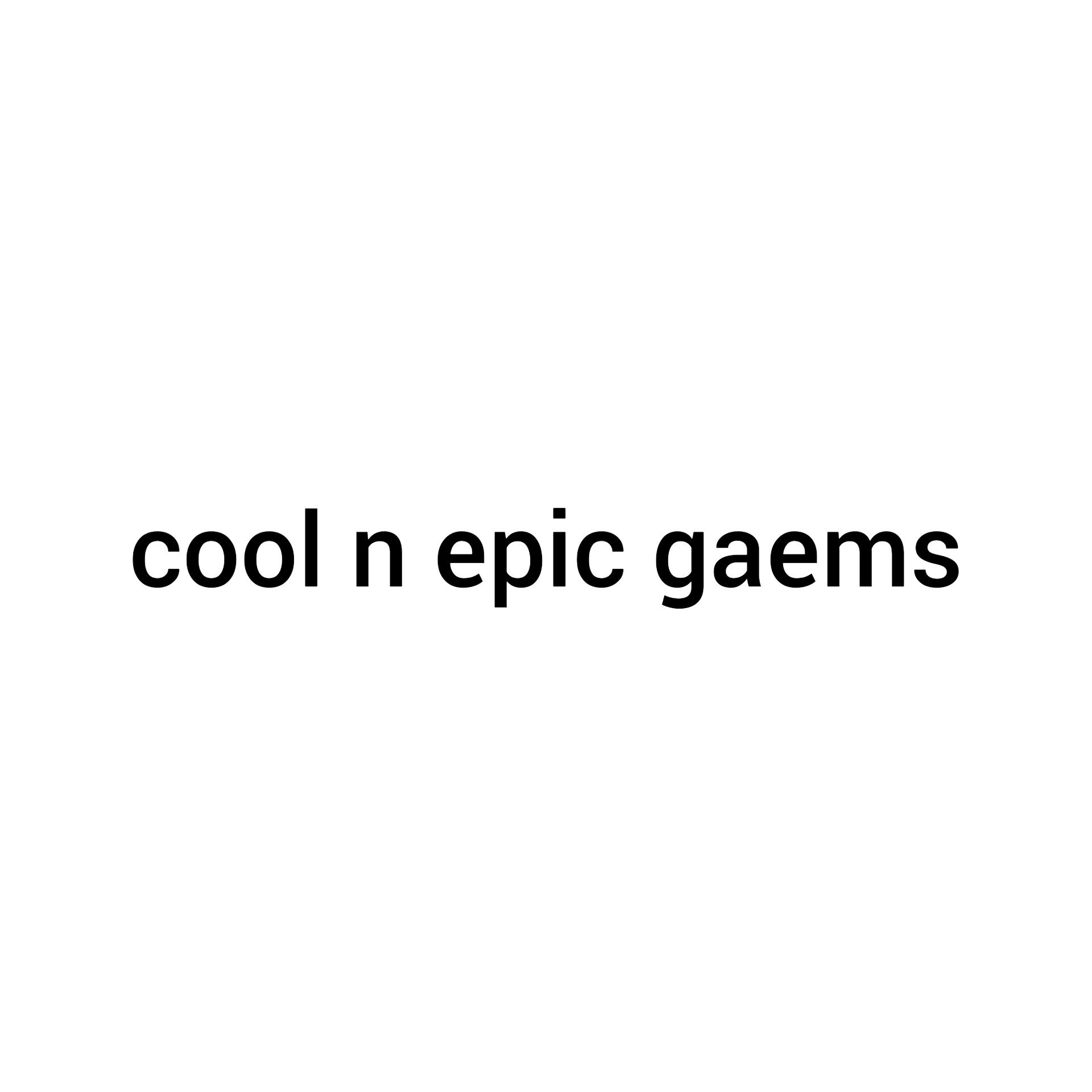 cool n epic gaems logo