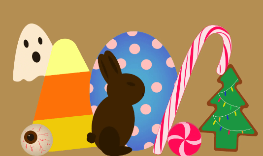 Halloween Christmas Easter Clan logo