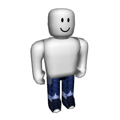 Blue Cyber Rider Pants