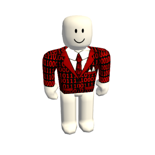 Shirt for : Red Binary Suit