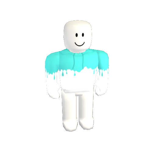 Cyan Paint Drip Shirt