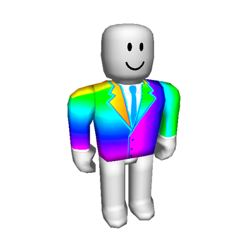 rainbow directional suit shirt