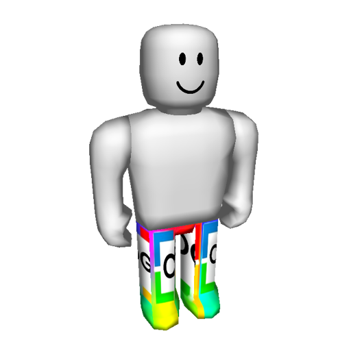 OG brick planet logo pants rainbow version
