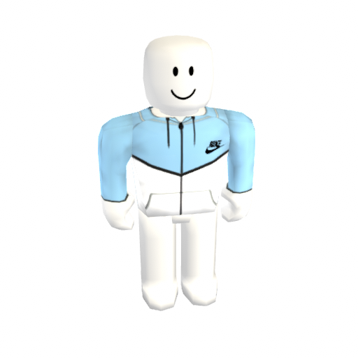 blue nike hoodie roblox
