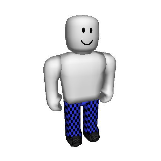 blue black checkered pants