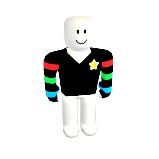 Black Hoodie with Colorful Bands
