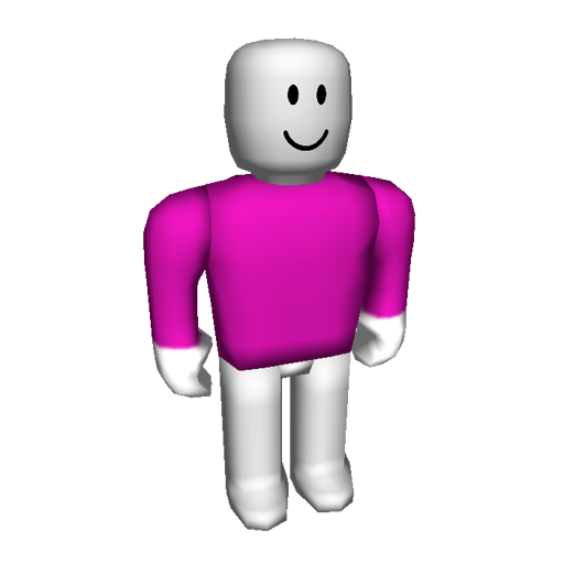 Purple Shirt W White Gloves