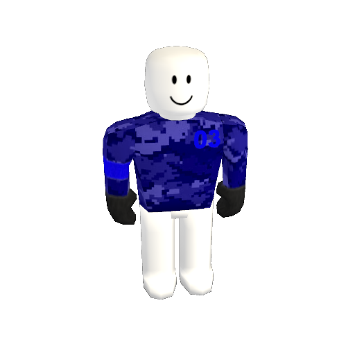 Shirt for : blue commando