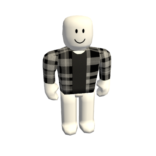 Shirt for : White and Black Plaid